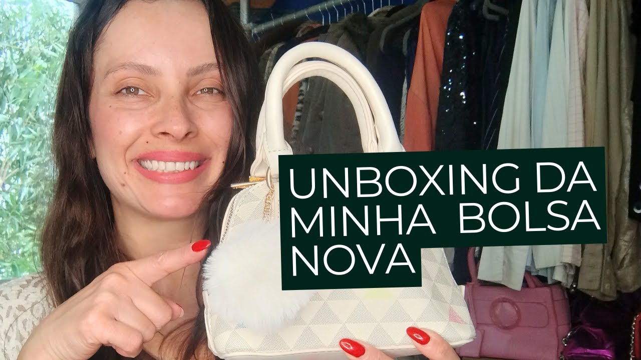 👜 UNBOXING DA MINHA BOLSA NOVA