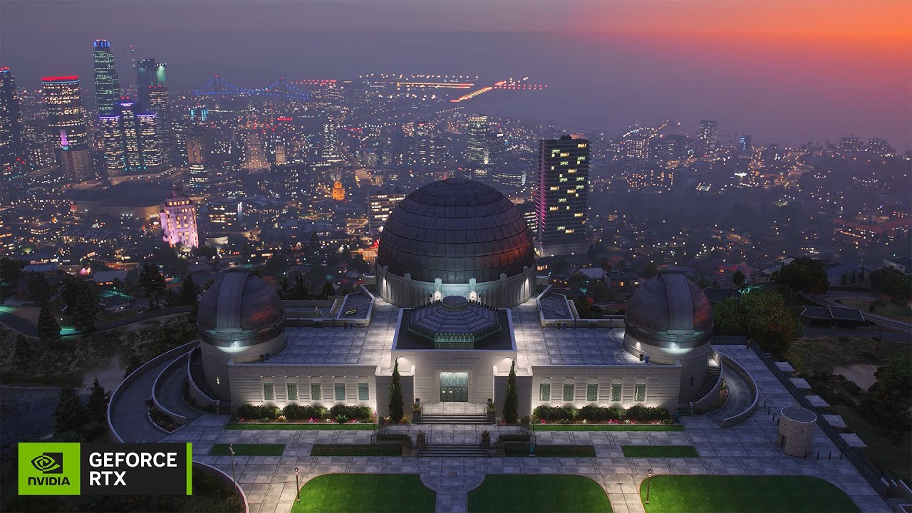 Chill Ambience from Galileo Observatory | GTA 5 + Full Worldwide FM Radio | NaturalVision Enhanced