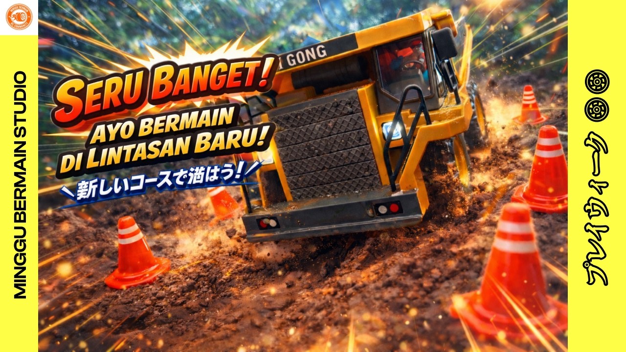 Main RC Truck di Lintasan Baru! Seru Banget… Endingnya Malah Ketimpa Pohon?!