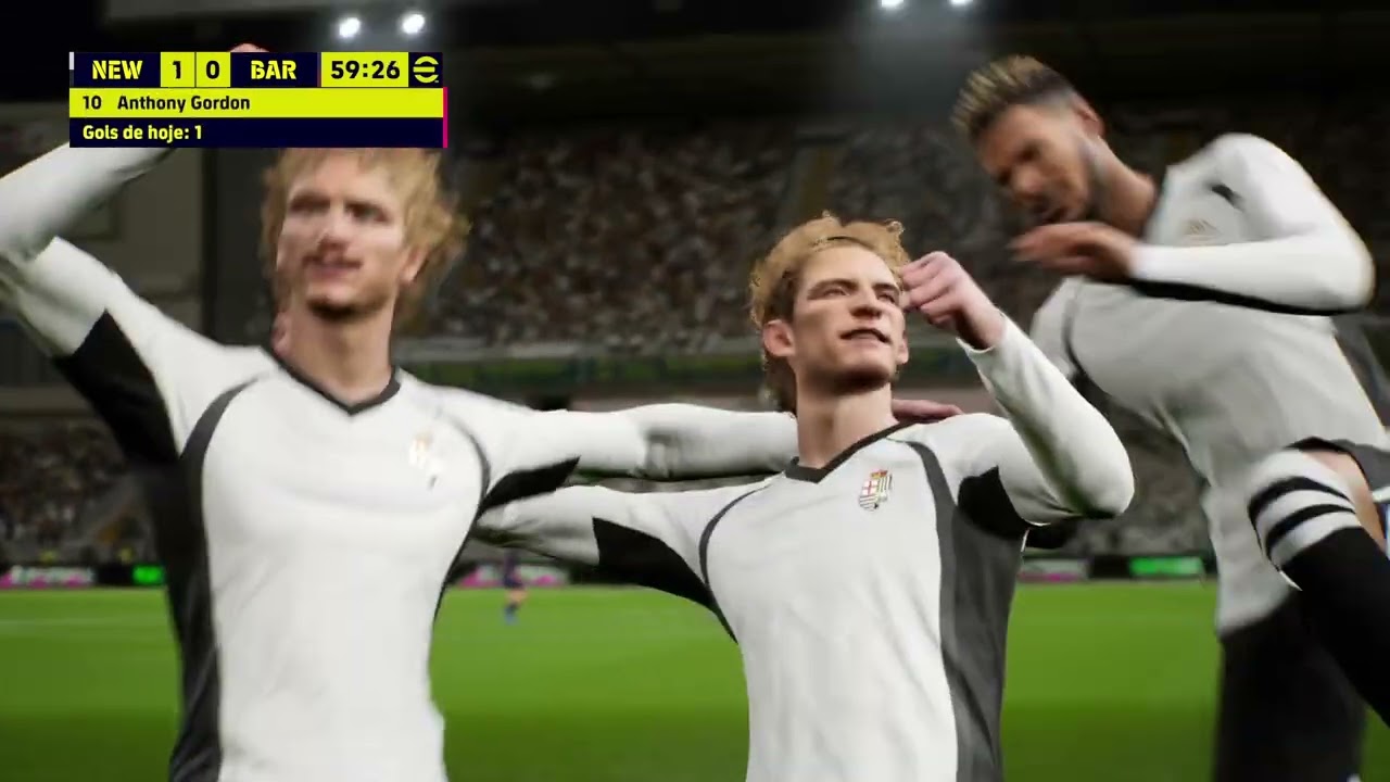 New Castle vs Barcelona - Gameplay 