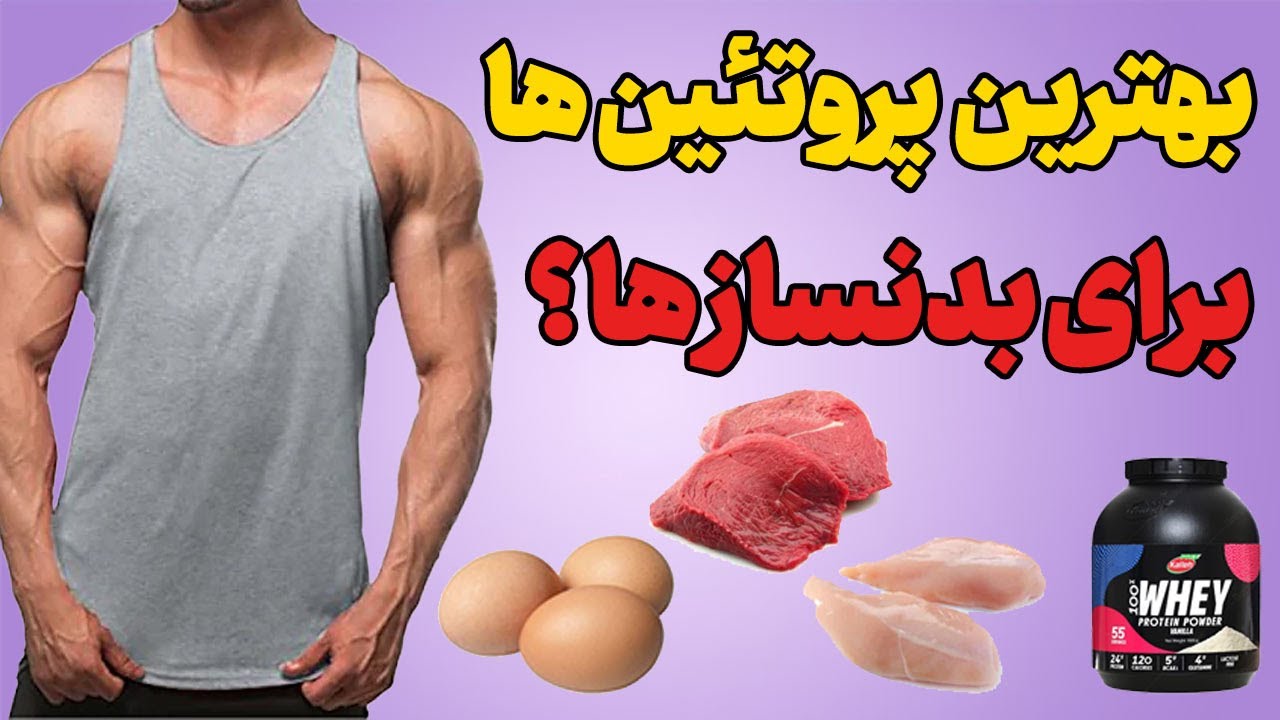 بهترین پروتئین برای بدنسازی | پروتئین طبیعی یا مکمل ؟
