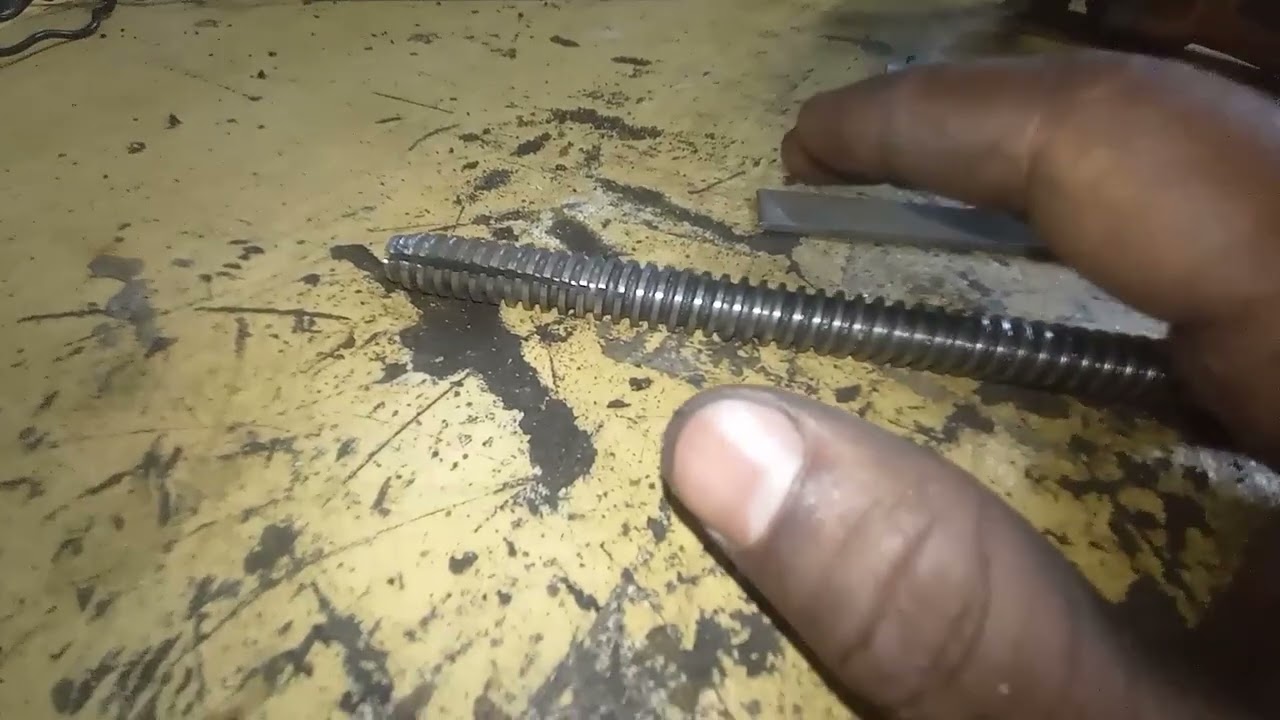 Reforma torno MITTO antigo (início da porca do fuso transversal) #11