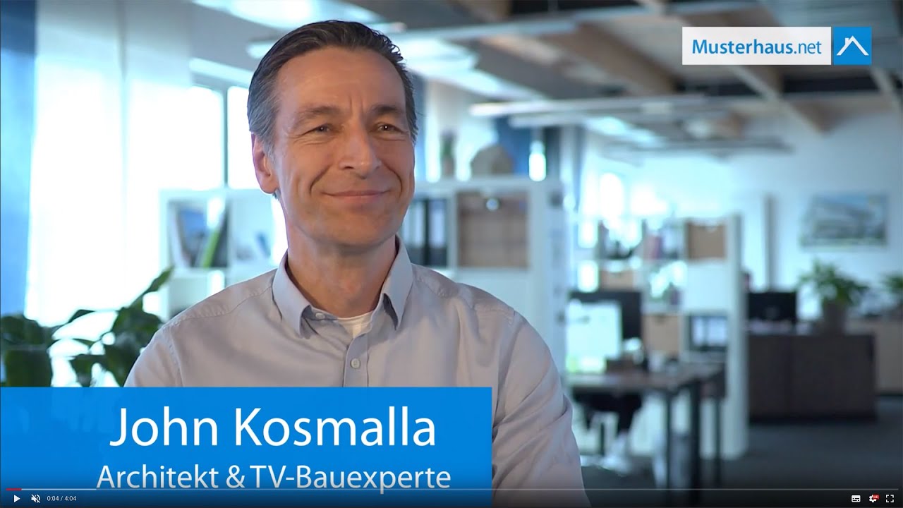 John Kosmalla mit Hausbau Tipps und zu seiner Zusammenarbeit mit Musterhaus.net – im Interview