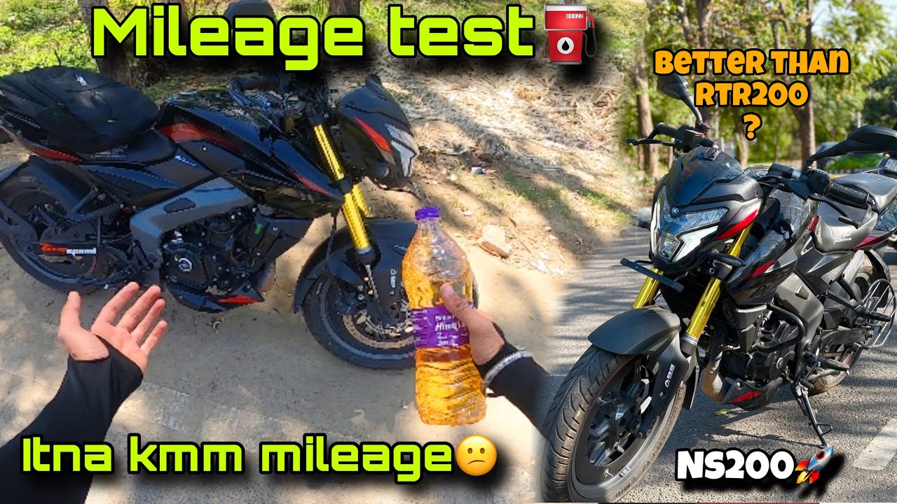 Ns 200 BS7 (2024-25) Mileage Test ⛽️: Unexpected Results 🤯 | Shashwat Abrol