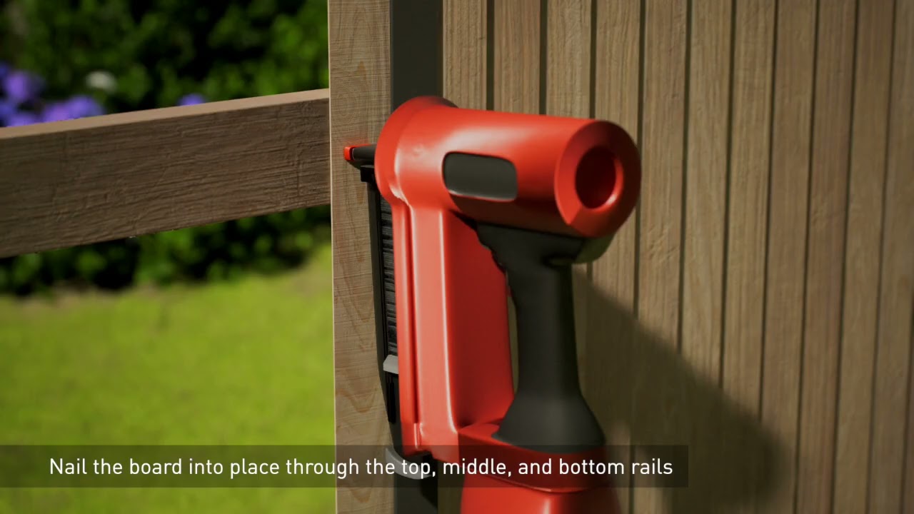 How to install DuraPost® fence posts with Featherboard fencing
