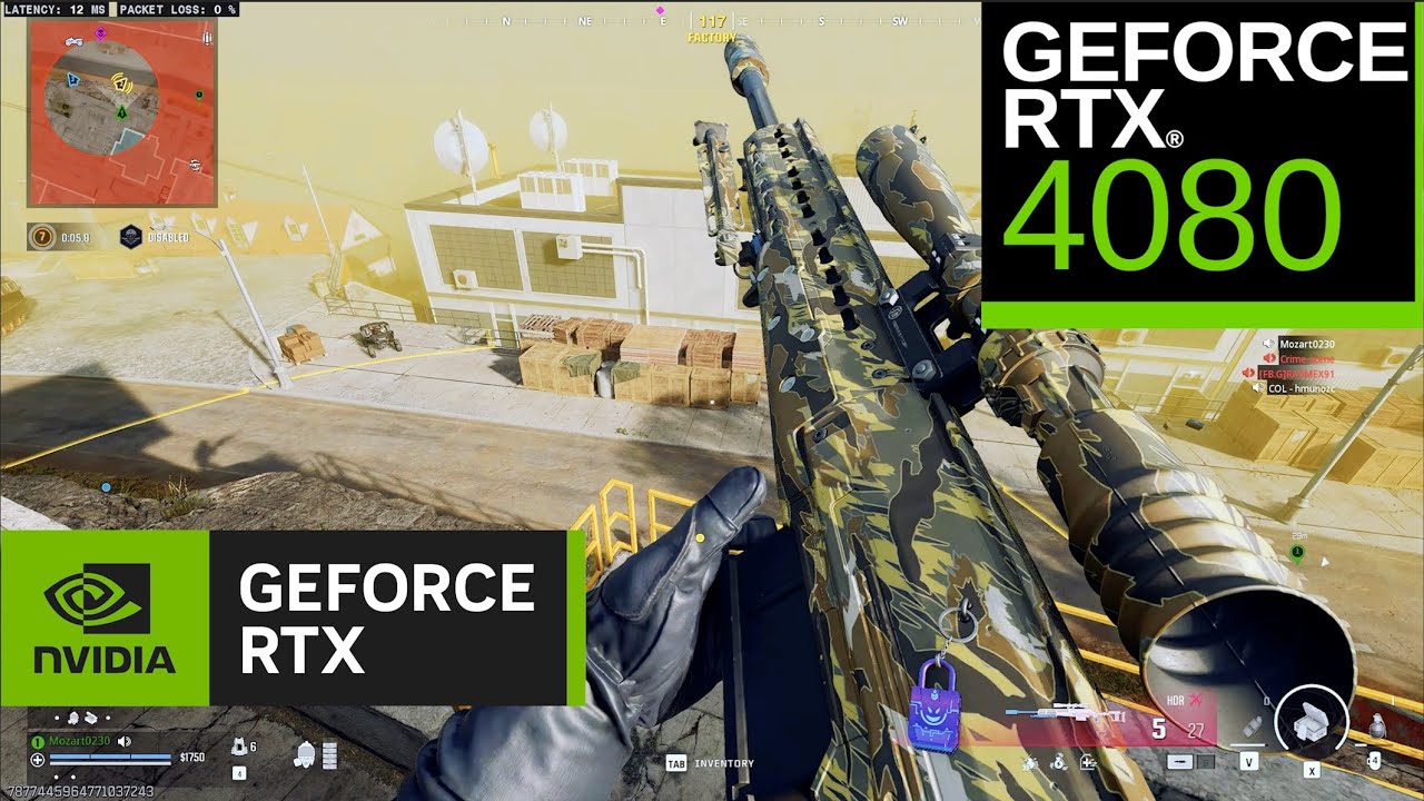 WARZONE Rebirth Sniper 2025 🔥 Camping Factory MAX Settings 1440p DLAA RTX 4080 + 9800X3D!