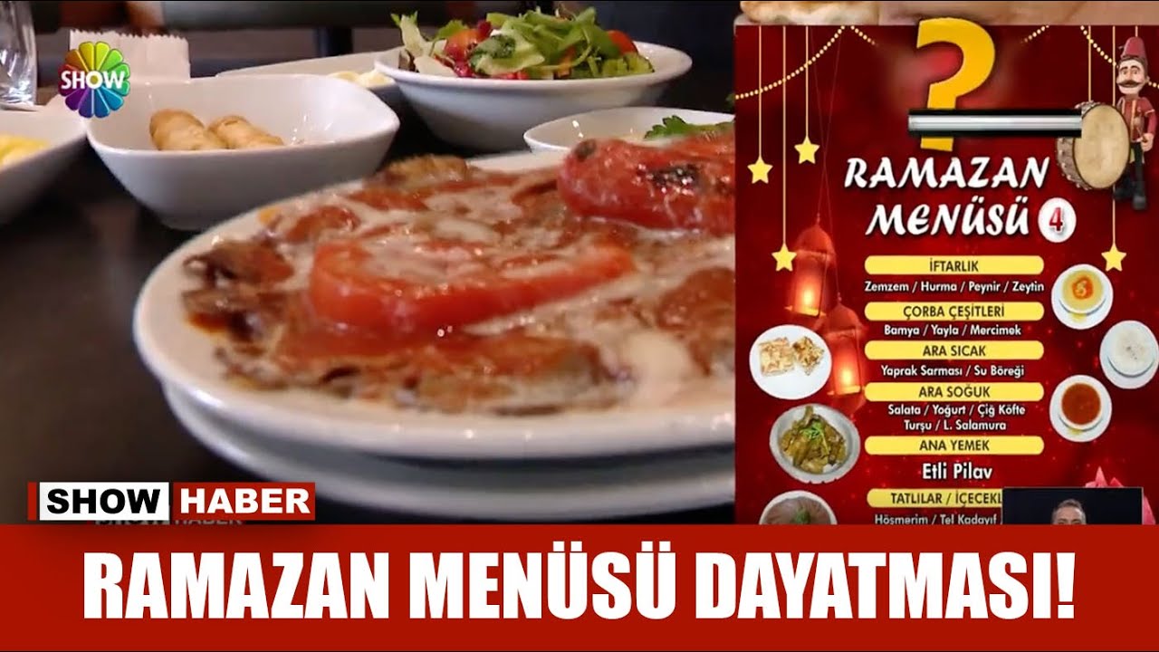 Ramazan menüsü dayatması!