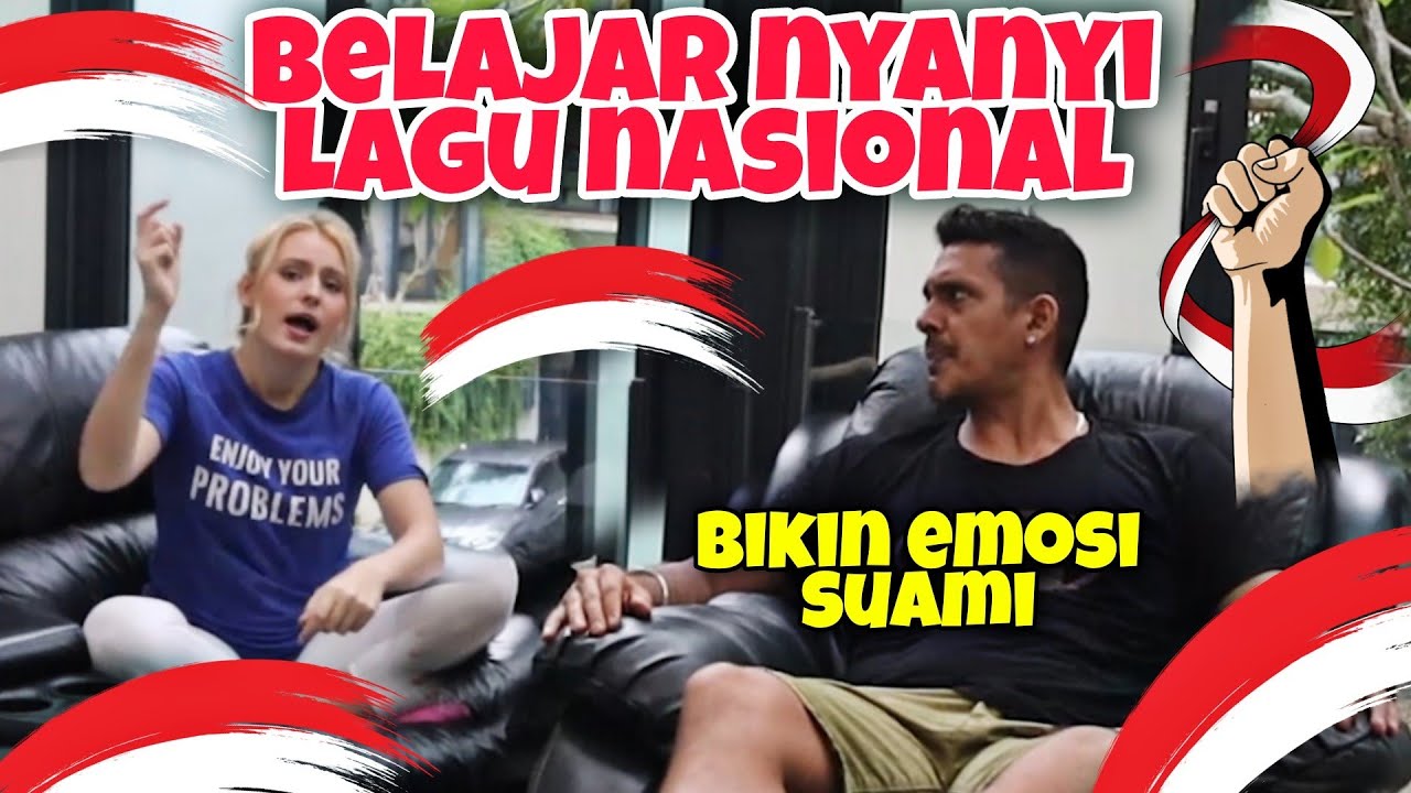 BAGUS ISTRI BELAJAR NYANYI LAGU NASIONAL KEBYAR KEBYAR, ROBBY SHINE FRUSTASI AJARIN NASTASYA NYANYI