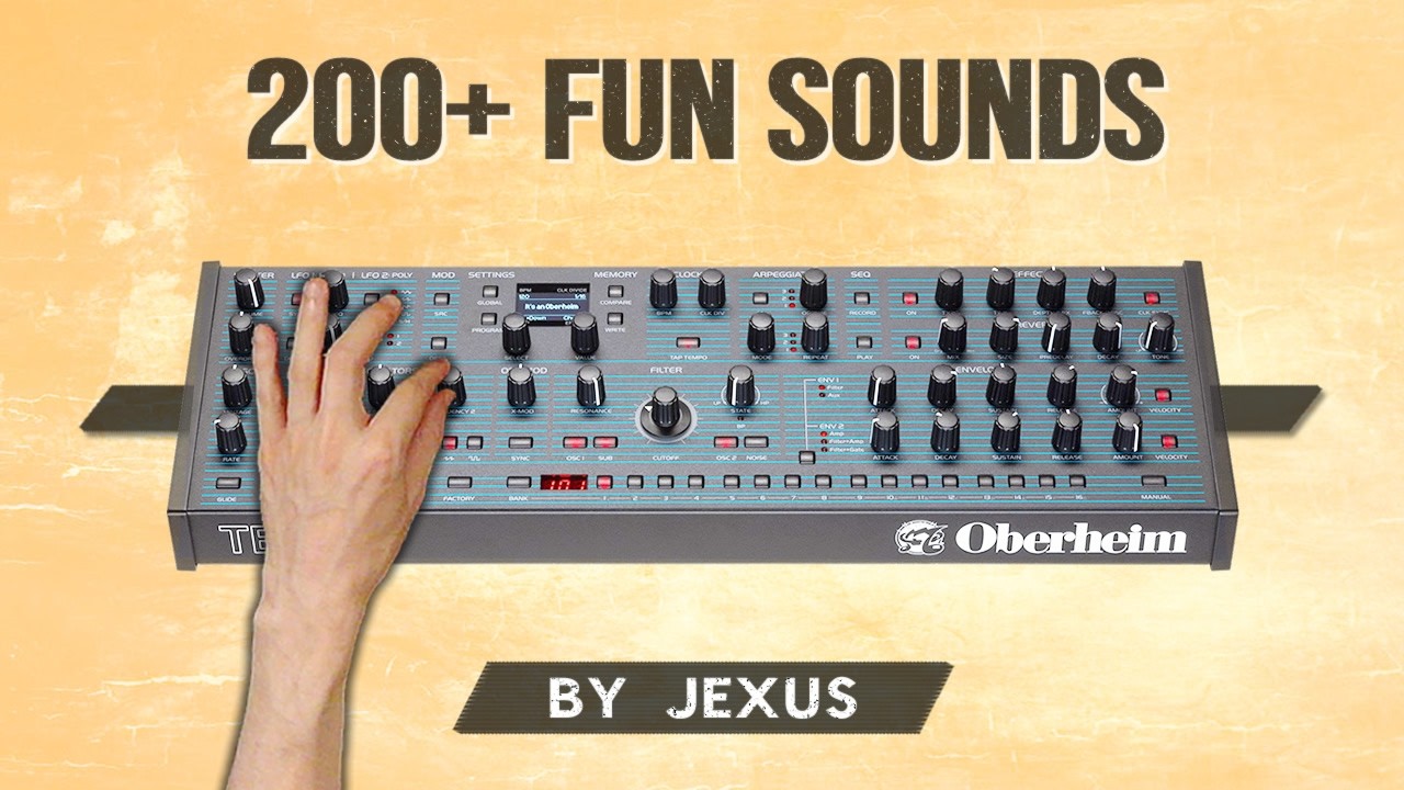 Bass + Pads + Keys ► musical presets for Oberheim TEO-5 (custom patches from Jexus Soundset) demo.
