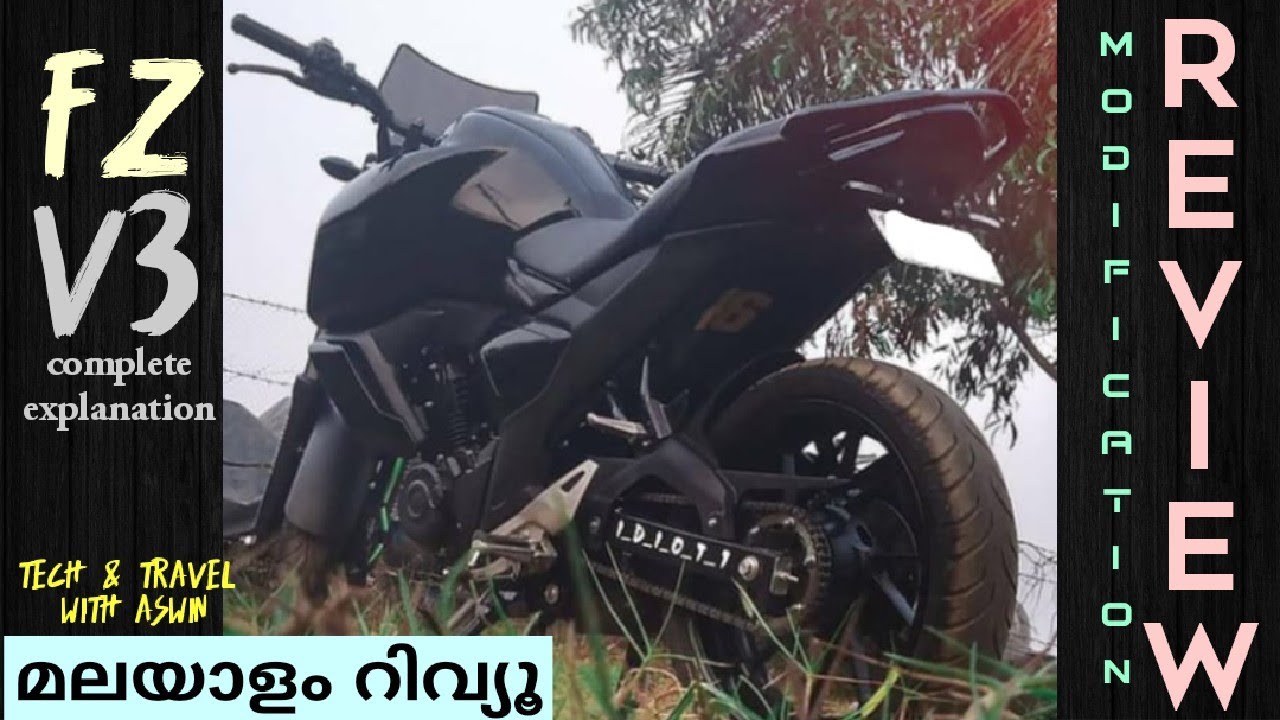 Fz V3 modification review in malayalam|problems after a year