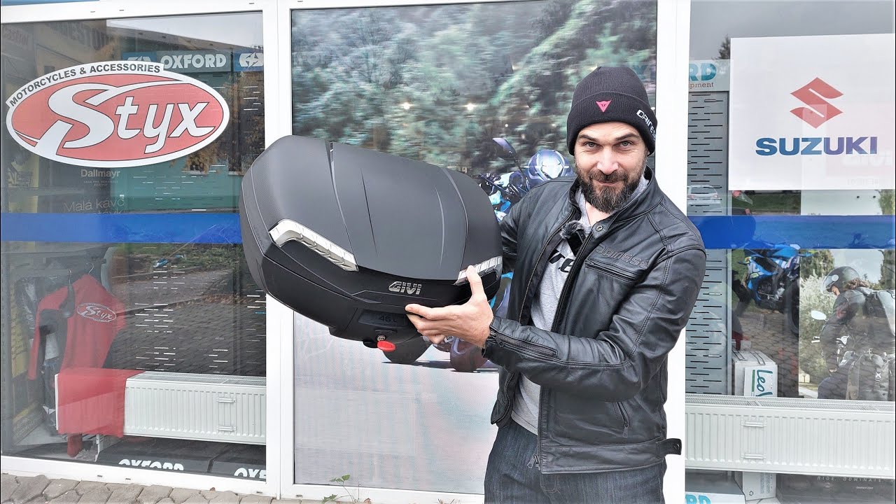 Predstavenie: zadný kufor Givi E46 Riviera - 46-litrový kráľ radu Monolock - motoride.sk