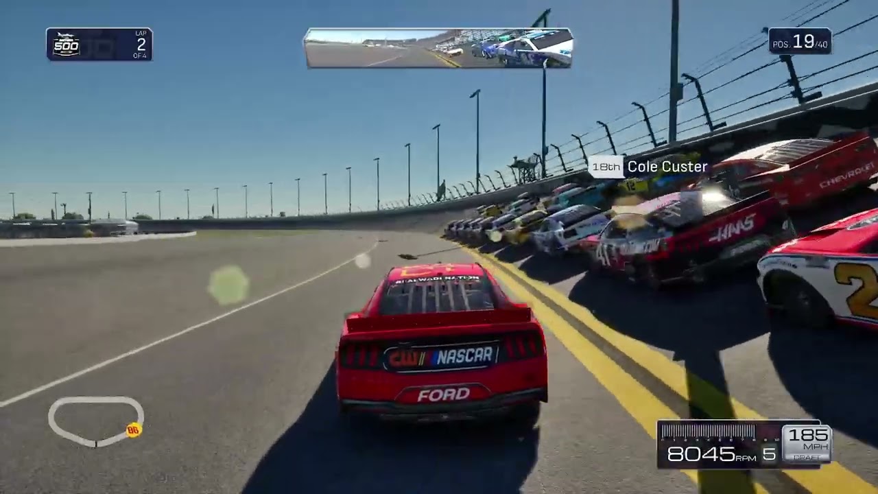 wade  takes  on daytona   500