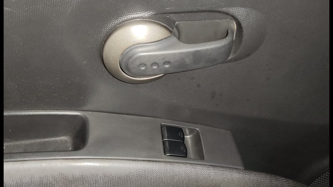 How to repair car window switch. Driver's door. Nissan Micra k12 2003-2010