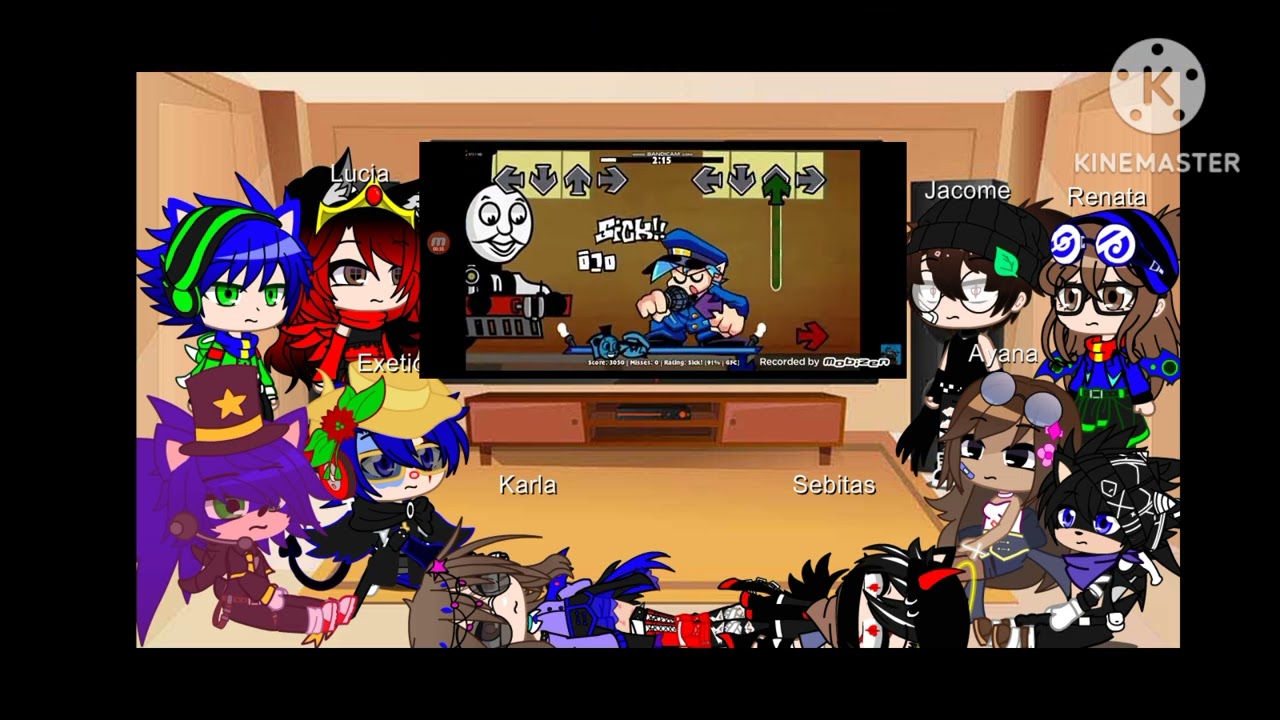 fandom react to fnf thomas railway