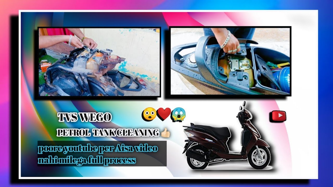 Tvs Wego Petrol Tank Open | Tvs Wego Petrol Tank Cleaning | Tvs Wego Petrol Problem | Tvs Wego #tvs