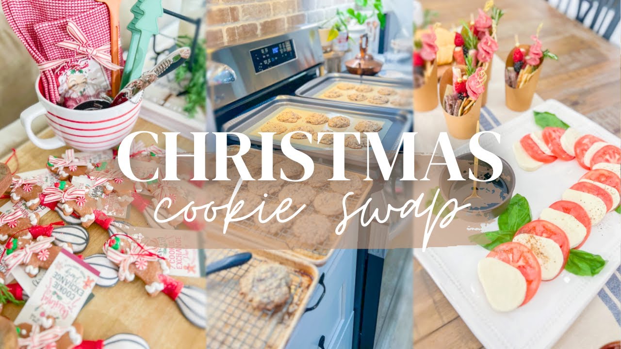 CHRISTMAS COOKIE SWAP PARTY // ANNUAL CHRISTMAS PARTY PREP // CHRISTMAS COOKIES AND APPETIZERS