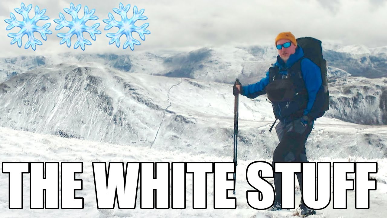 Lake District - Wild camp at Angle Tarn ❄️ ⛄️ 💨 