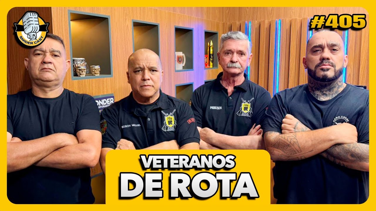 ( AO VIVO ) VETERANOS DE ROTA PROKISCH E MAJOR EDSON MIGUEL - PARTE 2 - SNIDERCAST #405