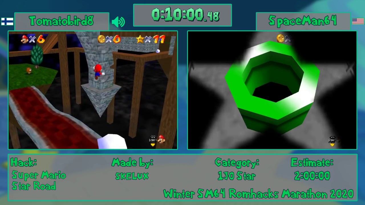 WSRM2020 - Super Mario Star Road 130 Star Race with Spaceman64 and Tomatobird8
