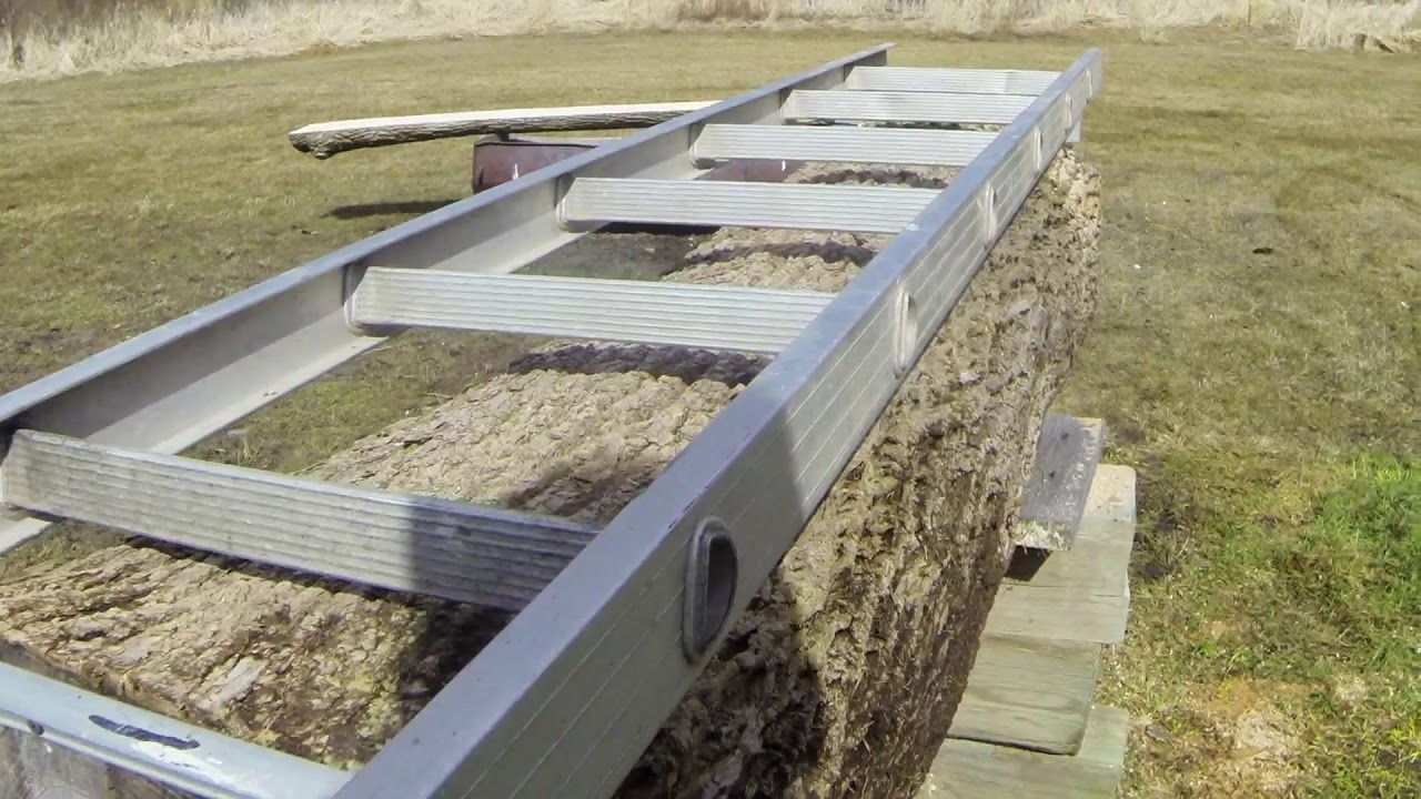 Chainsaw Mill Log Setup