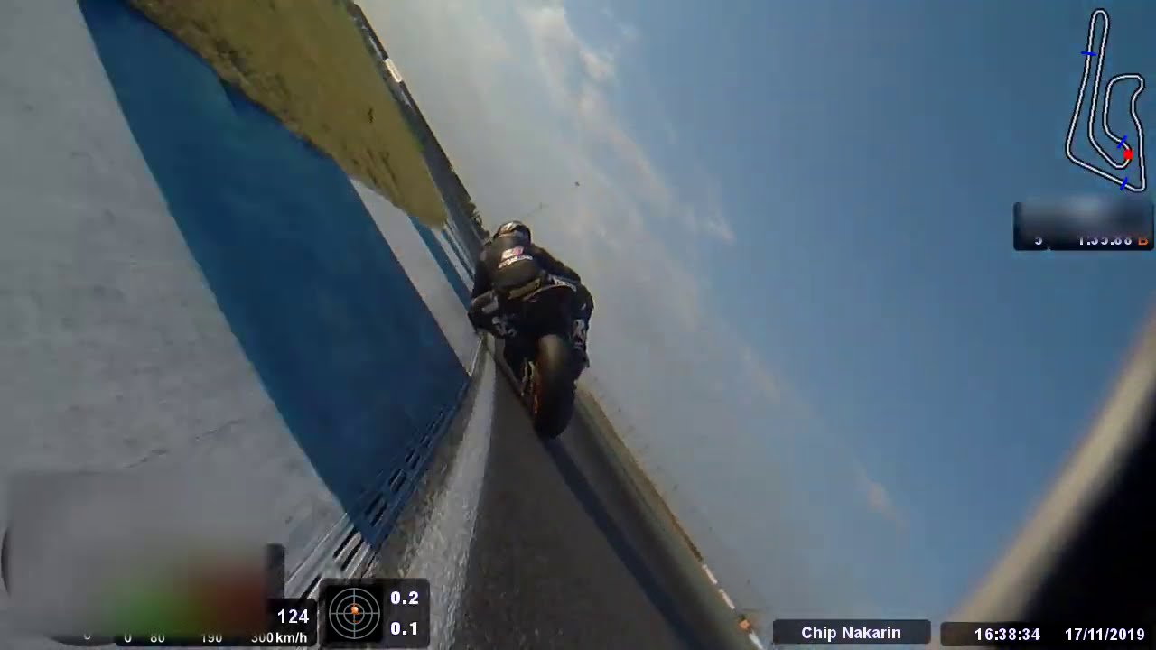 1st WINNER!!! #41 Chip Nakarin Yamaha PowerSpeed Racing Team Bike Cam @ 2019 PTT BRIC Round4