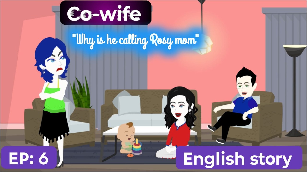 Co wife #6 | Animation Story | English Story | Learn English | Subtitle | Aakash Animates.