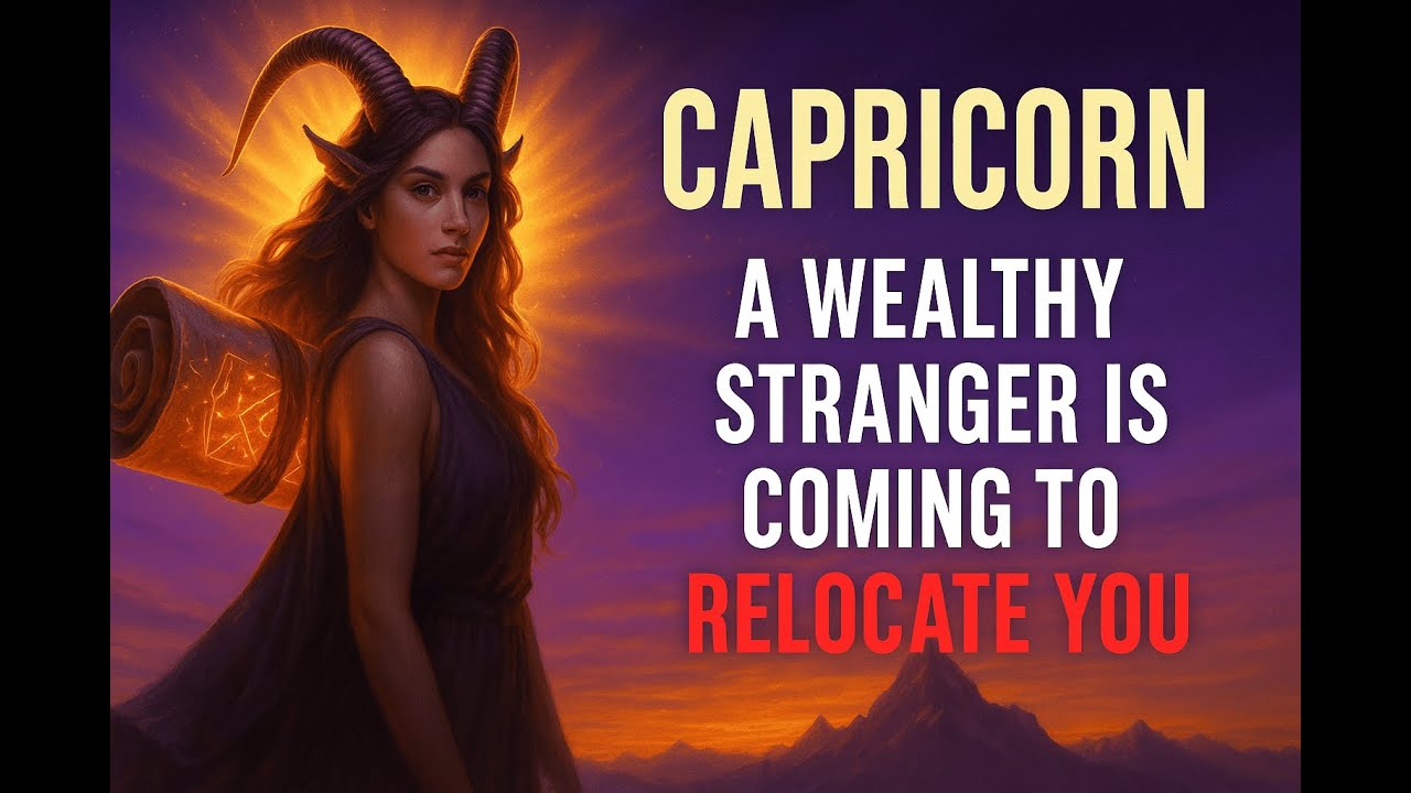 CAPRICORN ♑ A WEALTHY STRANGER IS COMING TO RELOCATE YOU — BUT THIS IS A MISSION FROM DESTINY”