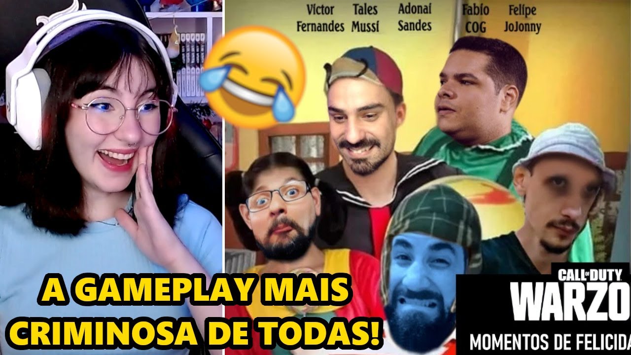 CÁTIA REAGE A SMZINHO MOMENTOS DE FELICIDADE - COD: WARZONE PT#08