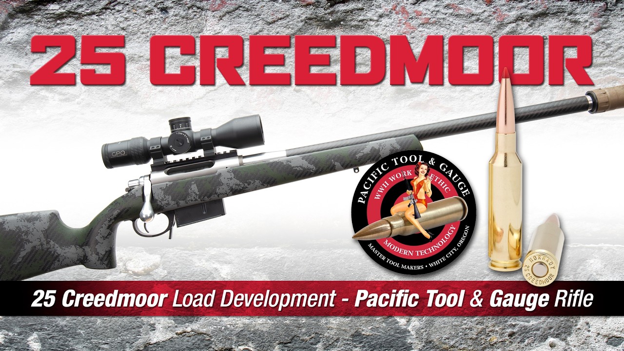 25 Creedmoor Load Development | Best Powder & Accuracy Results in a PTG Rifle