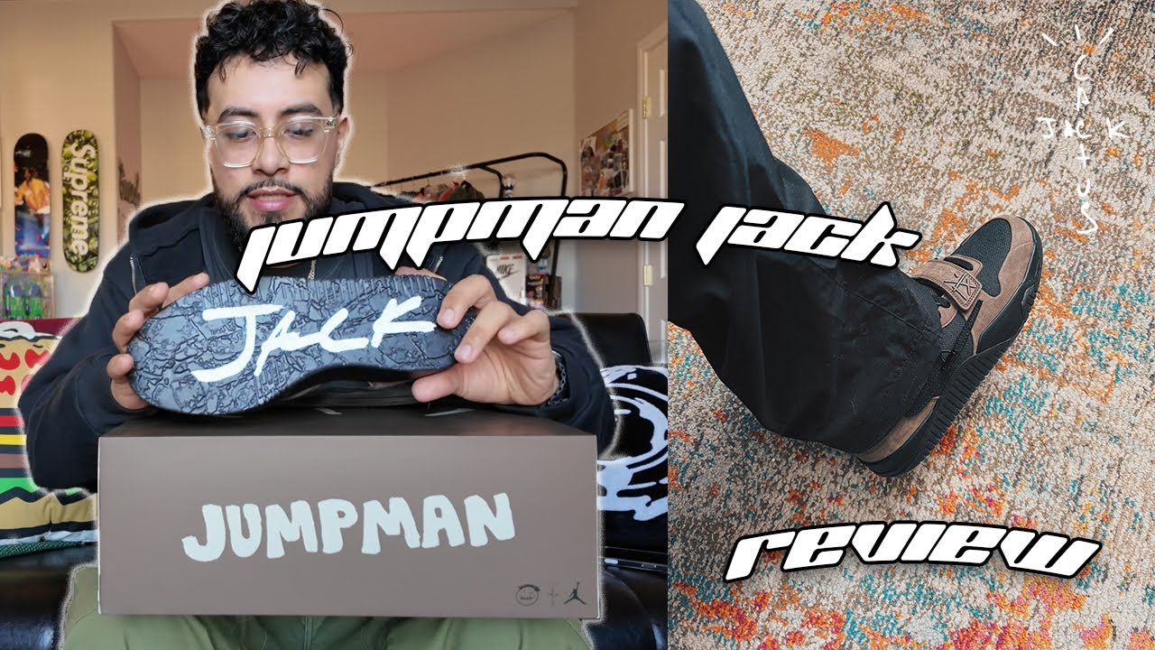 Unbox/Review the Travis Scott Jumpman Jack Dark Mocha - *Kanye Rant