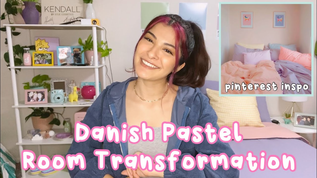 Danish Pastel Aesthetic Room Transformation (Pinterest Inspired) | Carolyn Morales