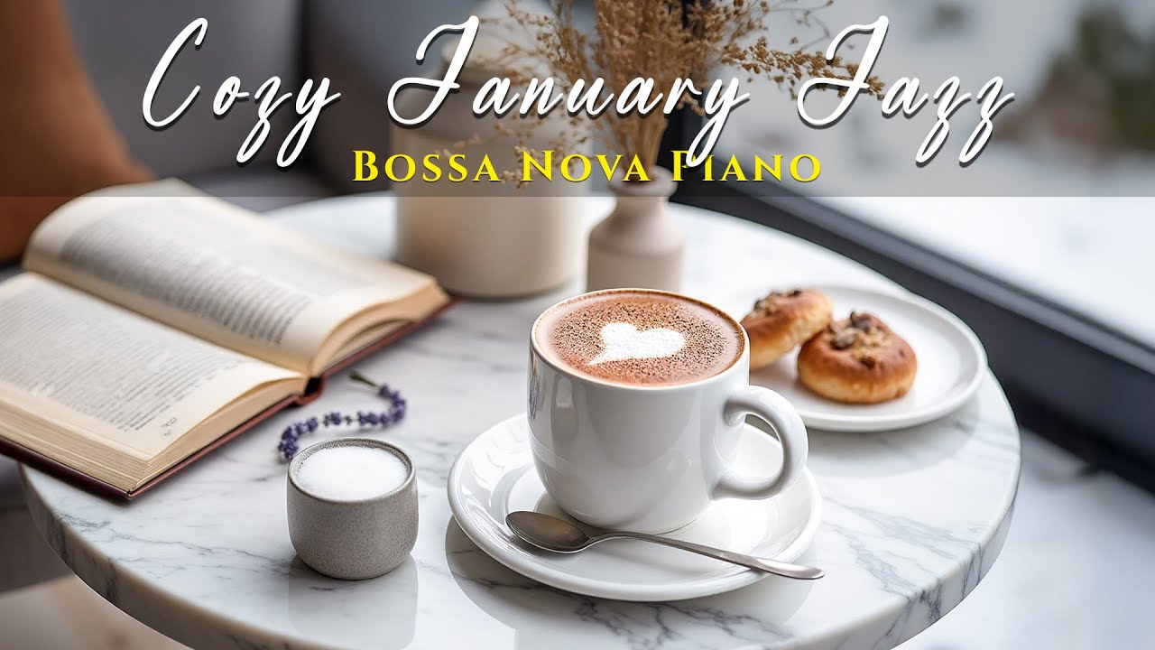 Cozy January Jazz☕Soothing Winter Coffee Jazz and Instrumental Bossa Nova Piano for Work & Relax