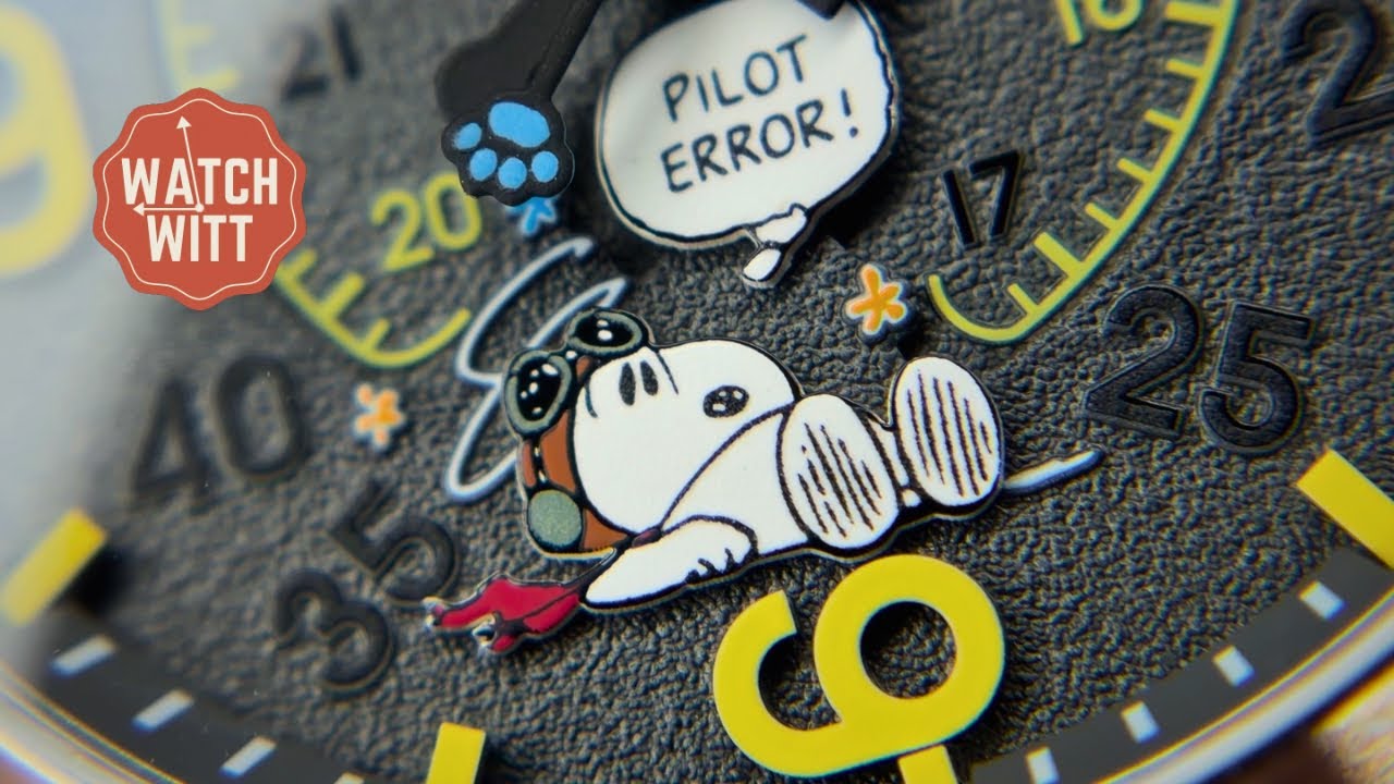 Ошибка пилота! Лимитированная серия часов Snoopy Pilot от Peanuts x AVI-8