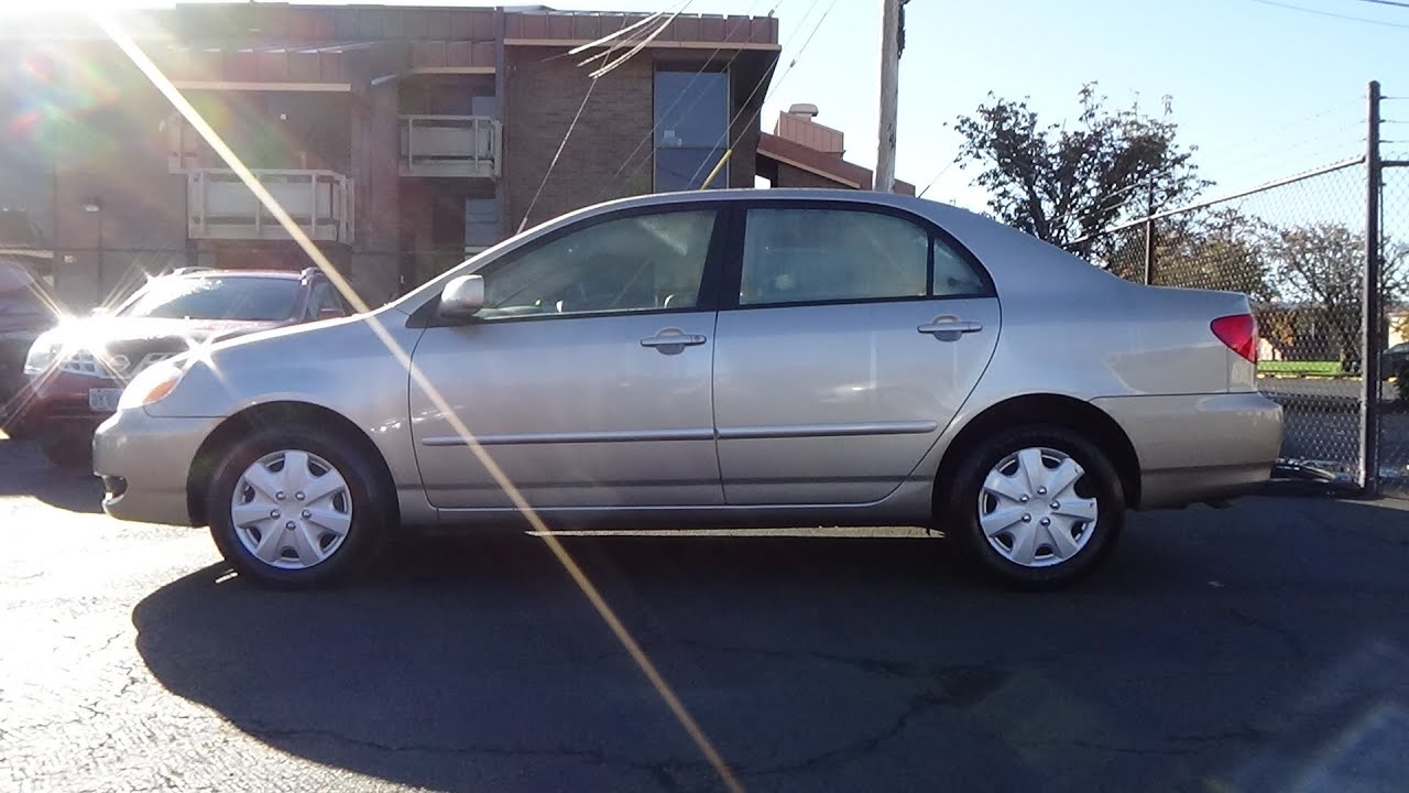 2005 Toyota Corolla LE - A Start-Up & Complete Documentation