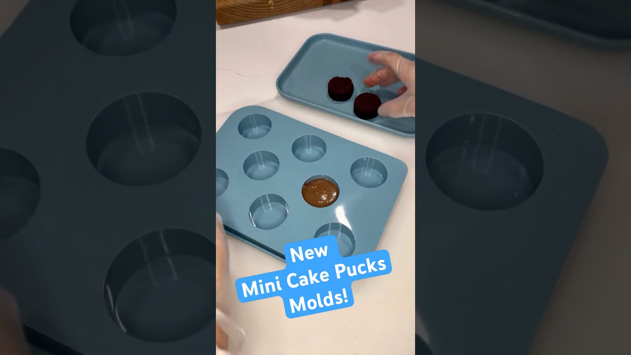 New Mini Cake Puck Molds!! #cakepucks #bentycakes