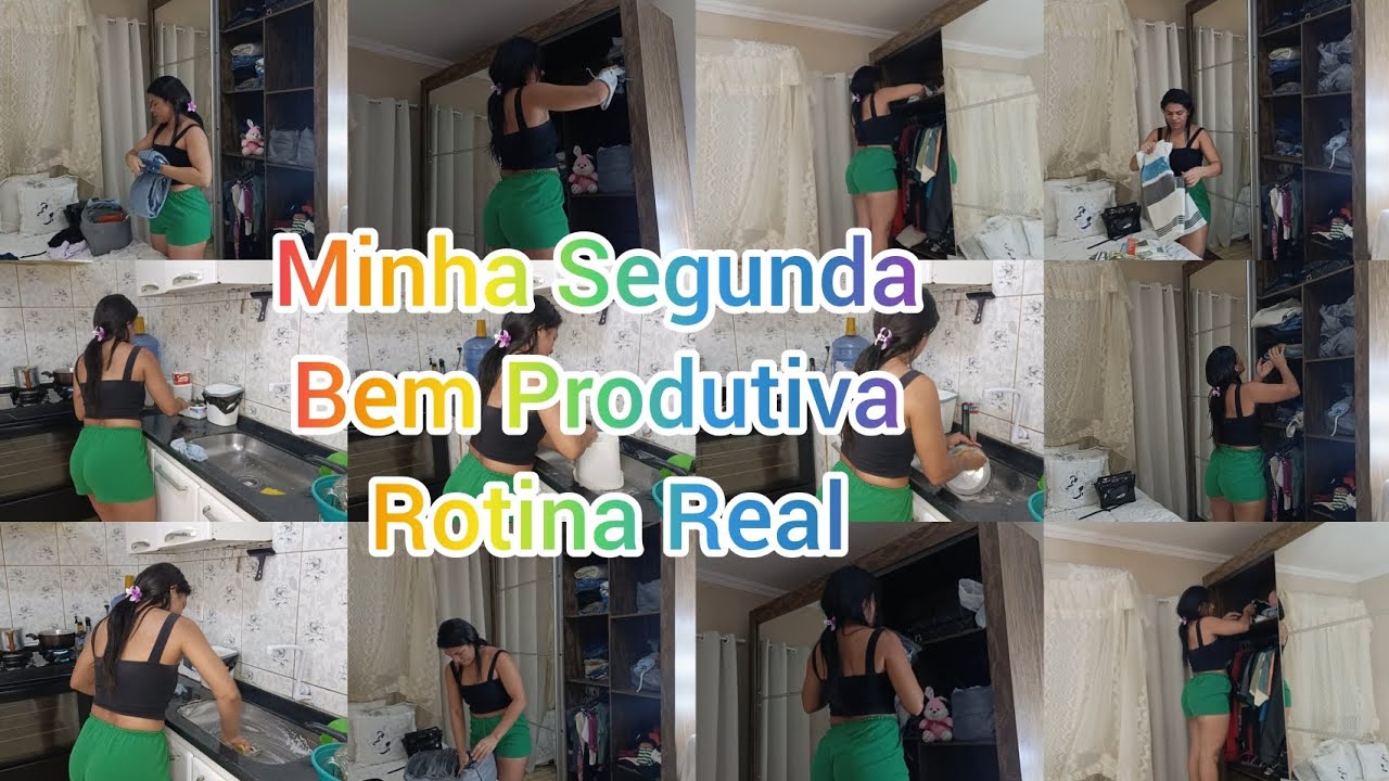 Organizando Meu Guarda-Roupa + Rotina Real 🧺✨