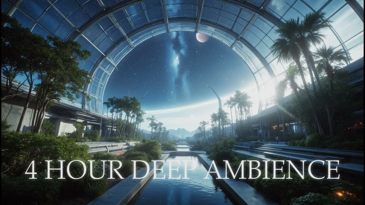 What If a Garden Like This Is How Humanity Finally Learns to Rest (Deep Space Ambience)