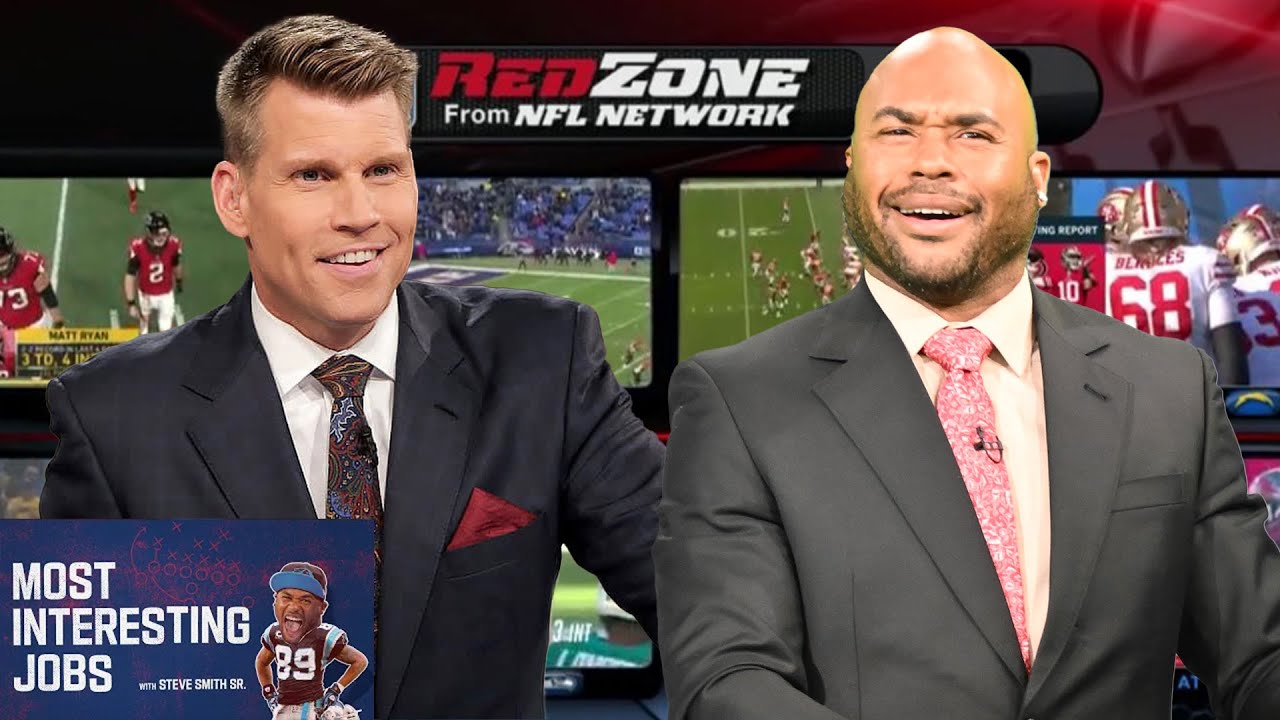 Steve Smith SR. Hosts NFL Red Zone with Scott Hanson! | Most Interesting Jobs