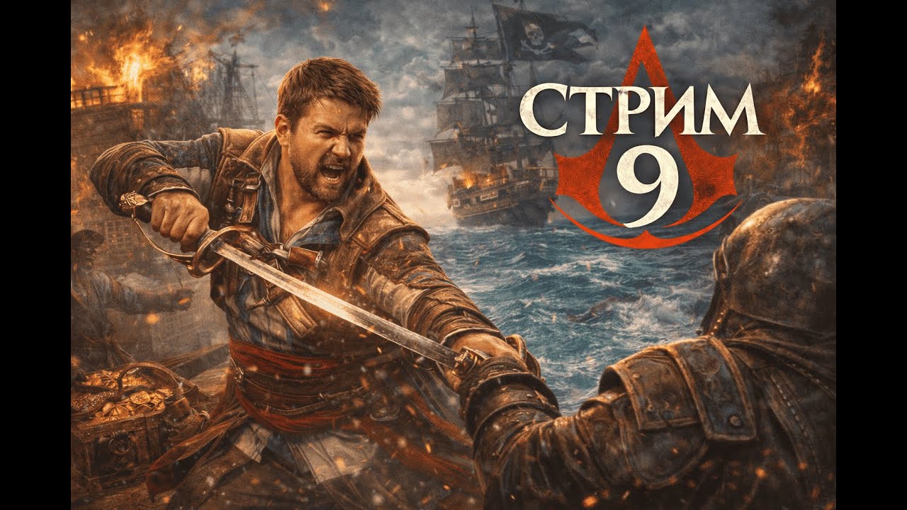 Assassin’s Creed Black Flag — прохождение с юмором ⚓ | Стрим #9