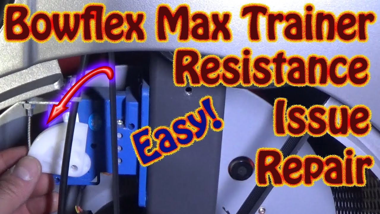 How to Fix Bowflex Max Trainer Resistance Issues Without Replacing Servo Motor - M5 M6 M7 M8