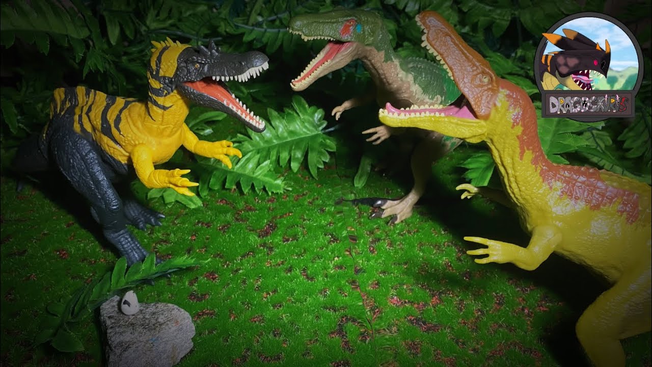 🦖CERATOSUCHOPS VS BARYONIXES GRIM AND LIMBO!💥PROTECTION OF THE CUB AT ANY COST | JURASSIC WORLD