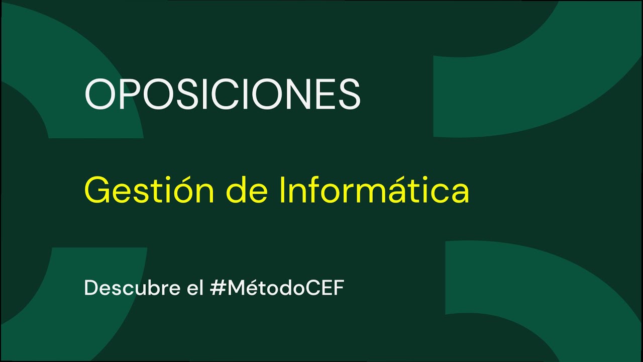 Entrevista CEF.- Oposiciones - Gestión de Informática