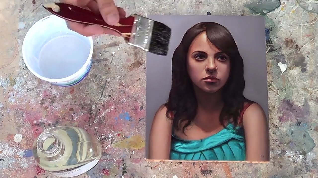 Cómo barnizar una pintura - óleo y acrílico.