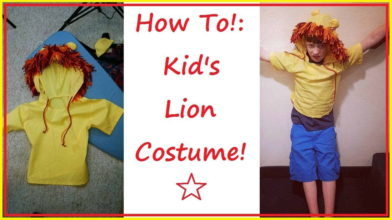 Kid's Lion Costume! | SEWING NERD! | Tutorial!