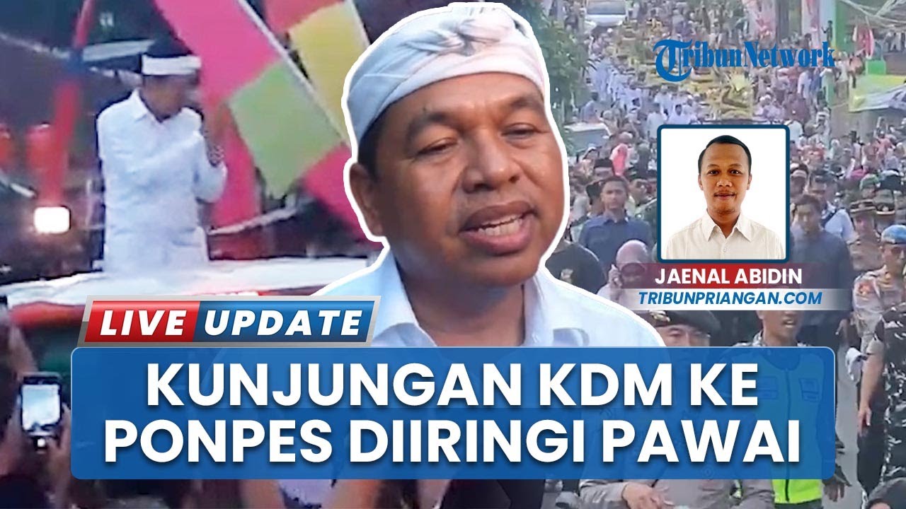 Sambutan Meriah Warga saat Gubernur Jabar Hadiri Puncak Milad ke-120 Ponpes Suryalaya, Diarak Pawai
