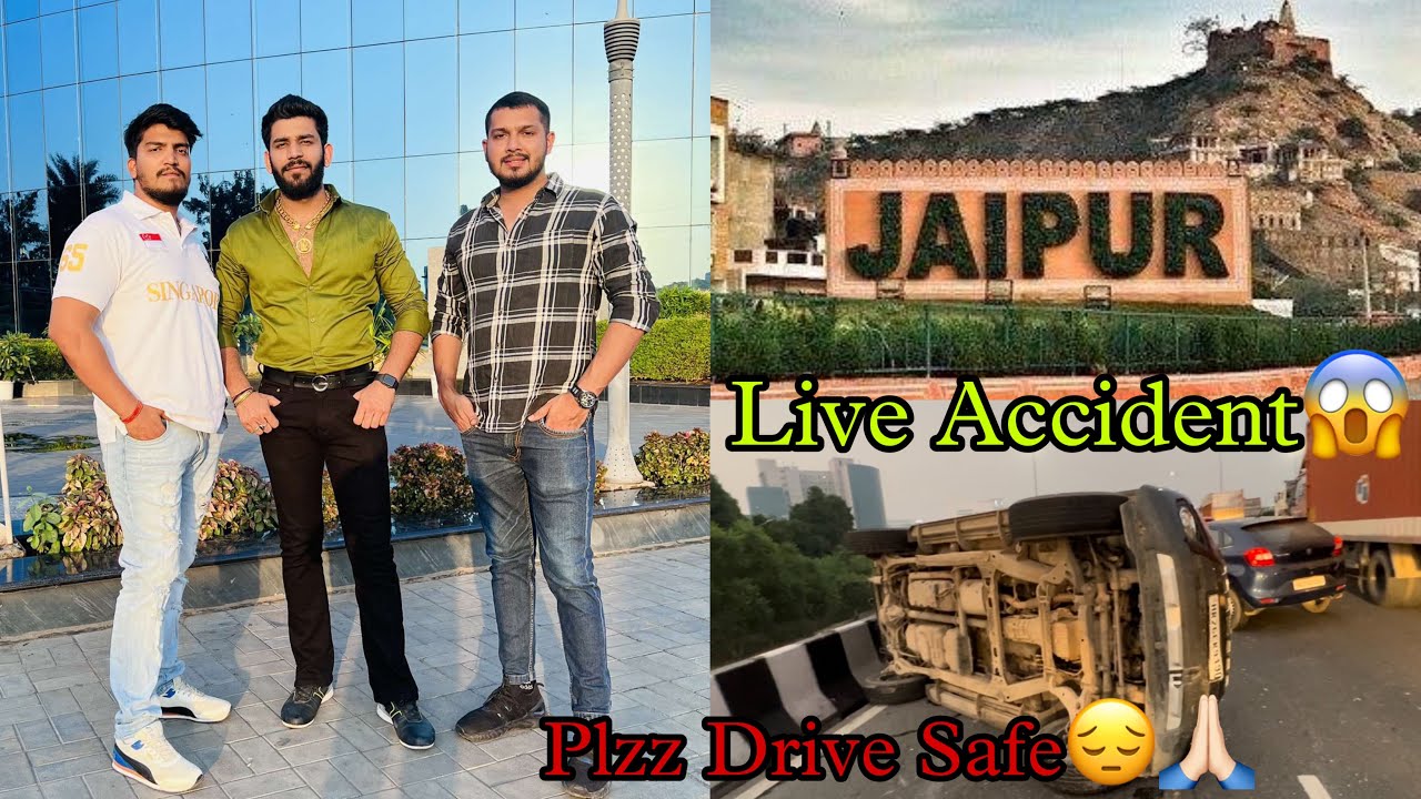 Live Accident😱Plzz Drive Safe Guyzz🙏🏻 | Jaipur Gye Sirf Coffee Pine😂