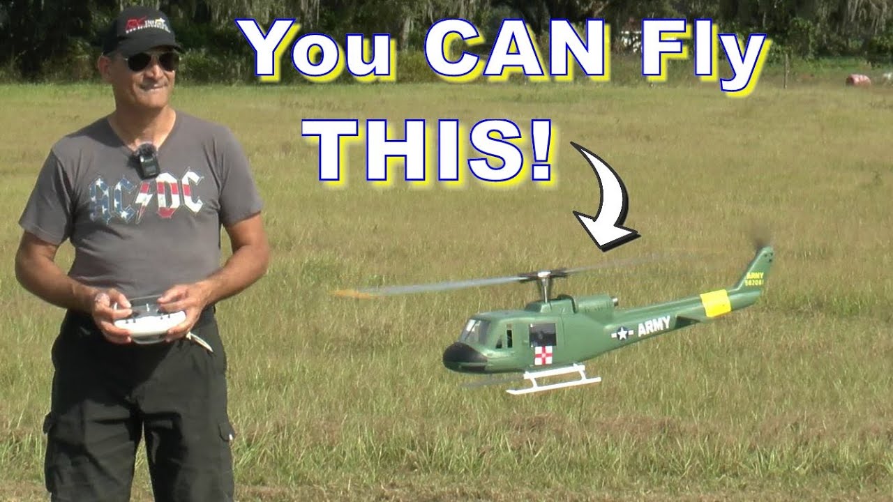 Anyone can fly the FLY WING UH 1 HUEY from MOTIONRC