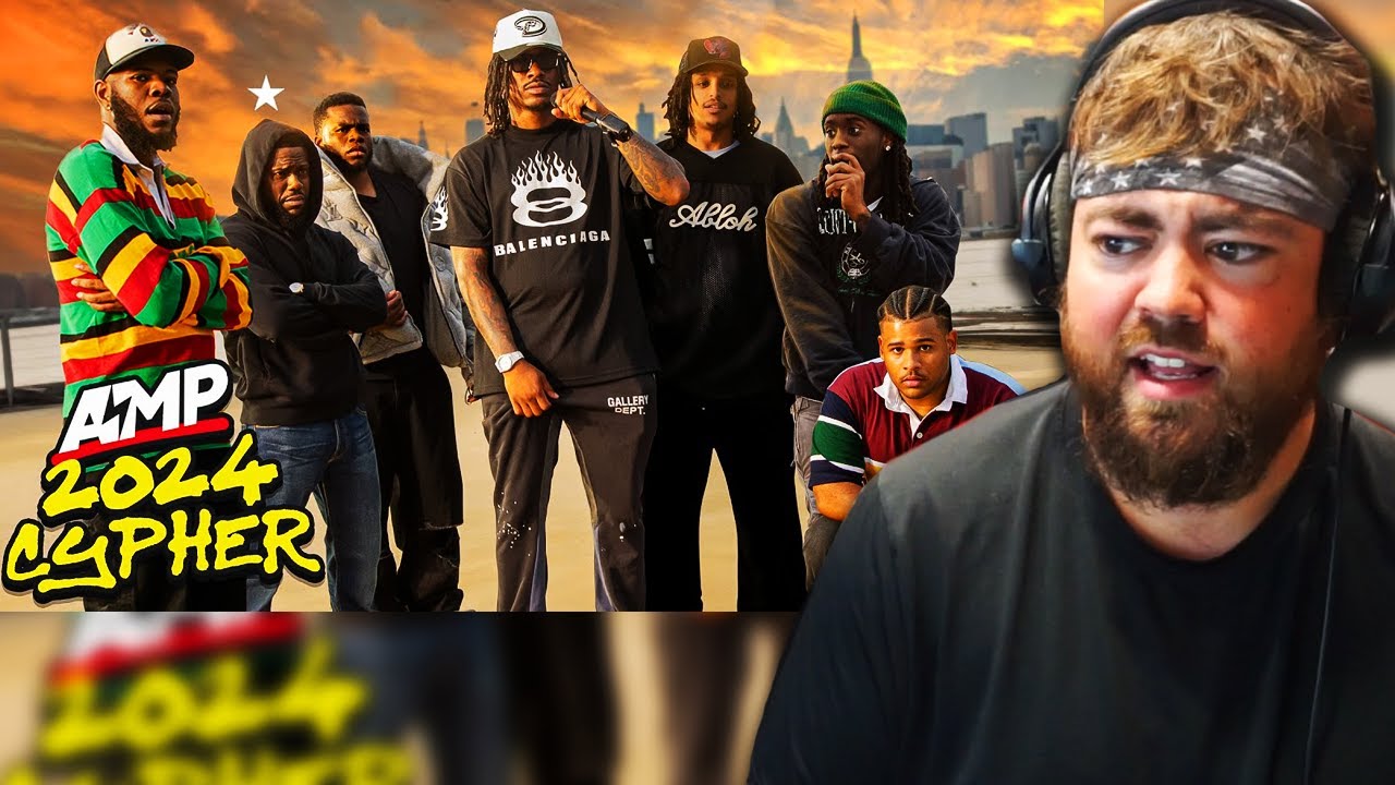 RAPPER REACTS to AMP FRESHMAN CYPHER 2024