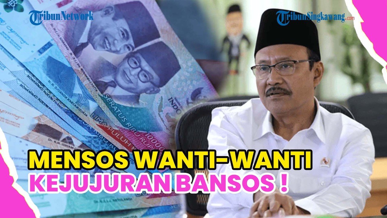 MENSOS KAGET ADA WARGA BAYAR UTANG PAKAI UANG BANSOS, WANTI-WANTI SOAL KEJUJURAN !