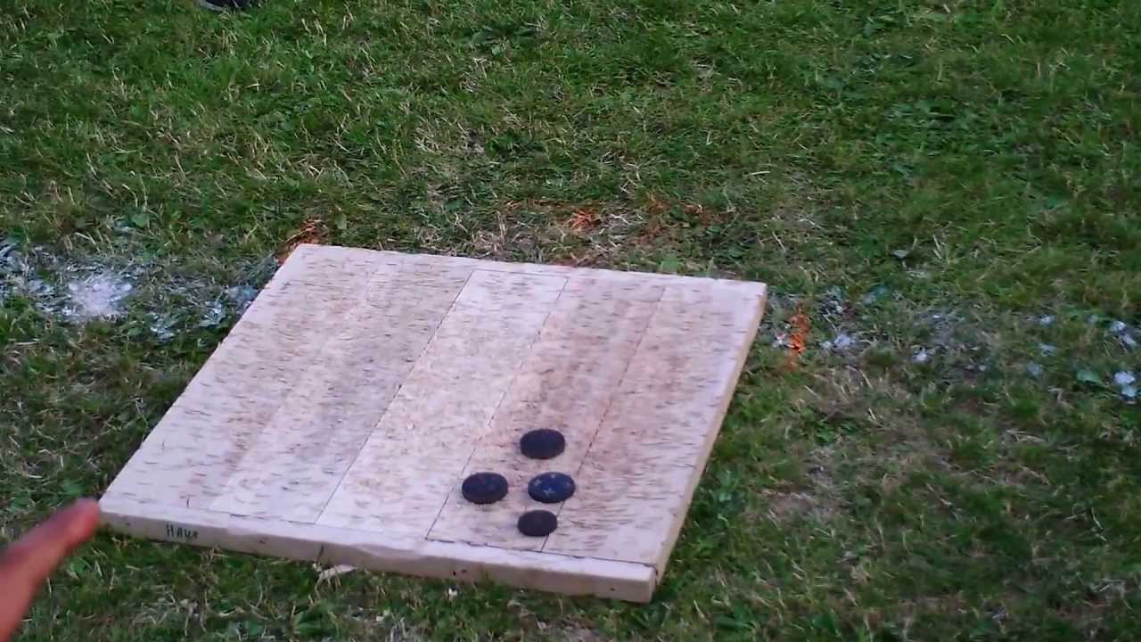 Concours de palet sur planche bois 1/2 finale lanrelas